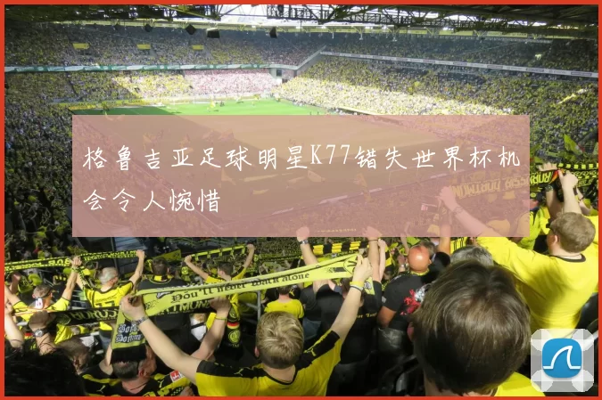 格鲁吉亚足球明星K77错失世界杯机会令人惋惜